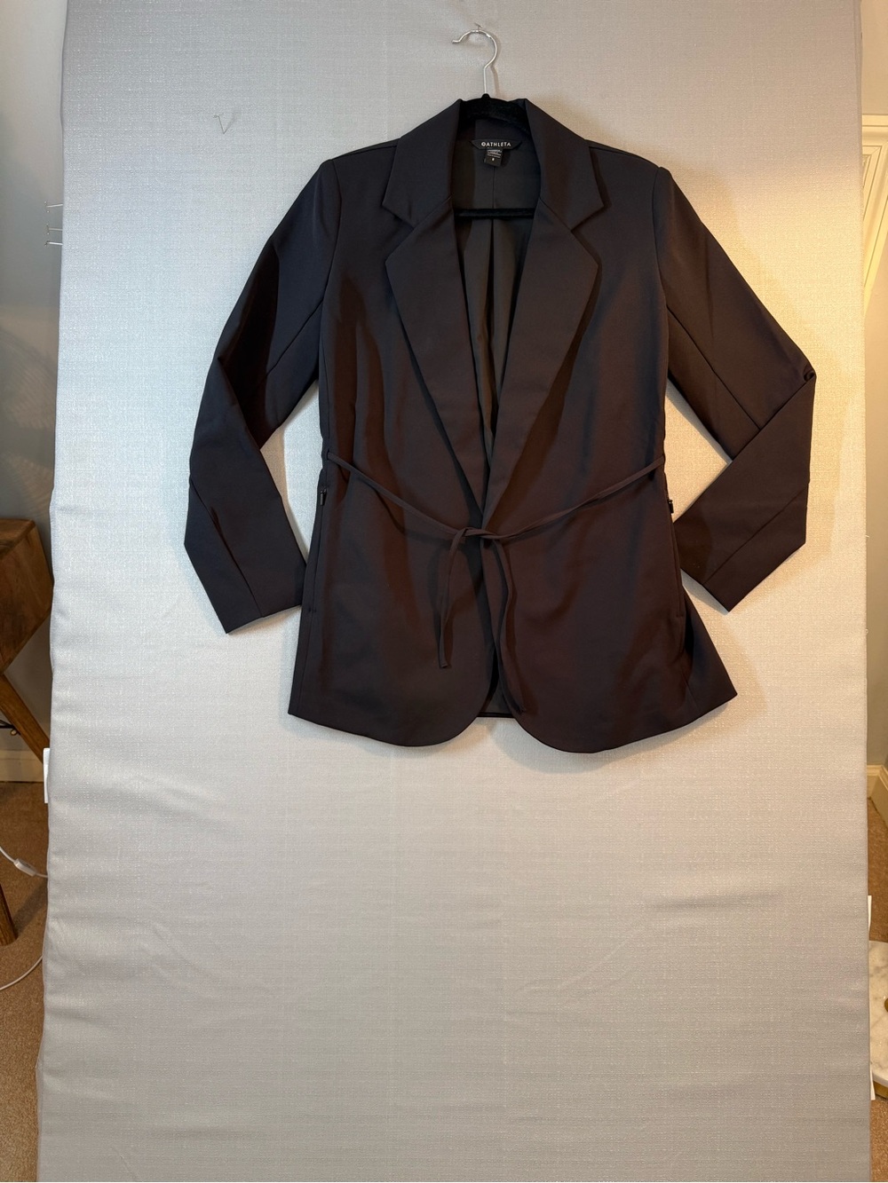 Athleta Black Tie-Waist Blazer Jacket Endless blazer